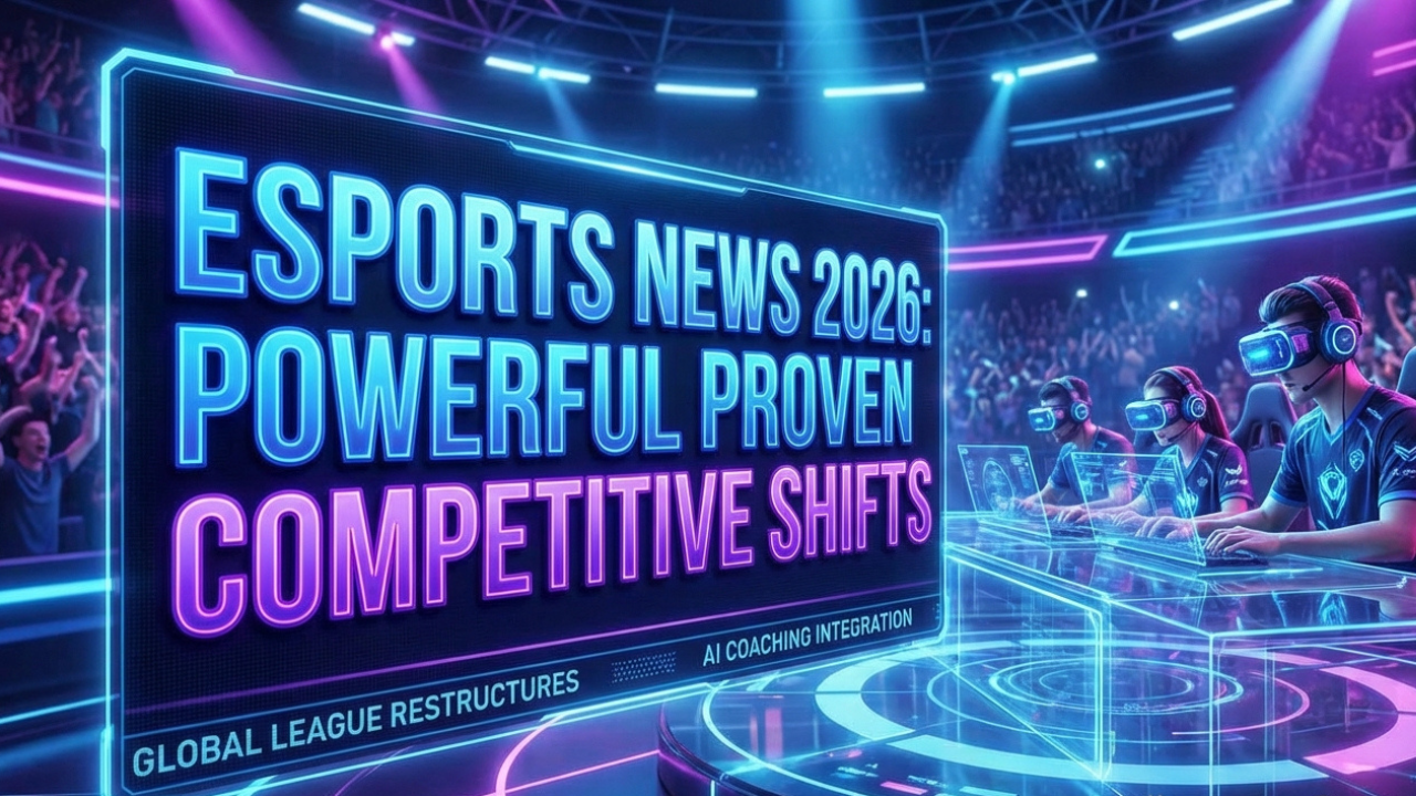 Esports News in 2026: Powerful Proven Competitive Shifts